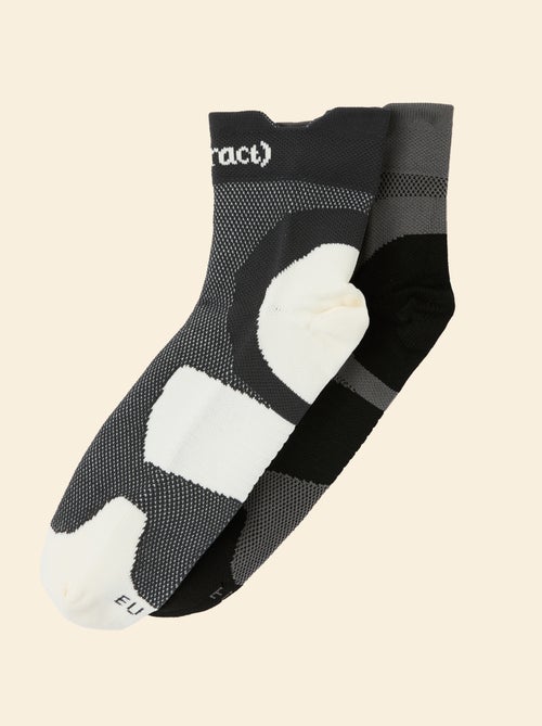 Lot 2 paires de chaussettes compressives - (ekstract) - Kiabi