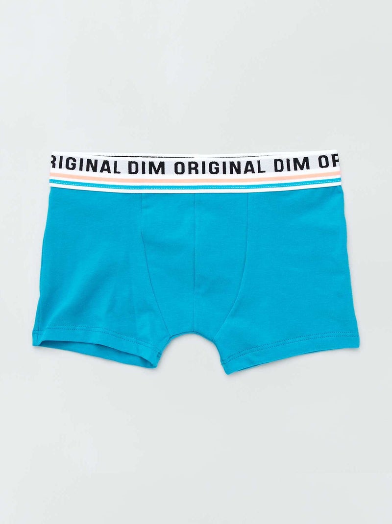 Lot 3 boxers 'Dim' Gris/bleu/noir - Kiabi