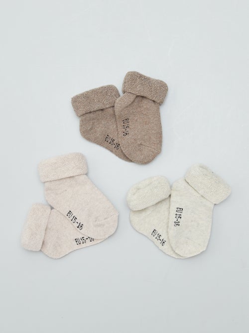 Lot 3 paires de chaussettes - Kiabi