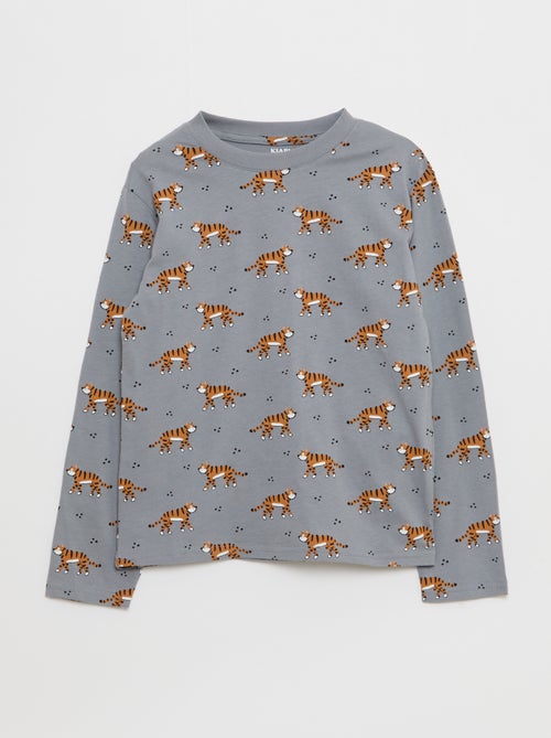 Lot 3 tee-shirts imprimés - Kiabi