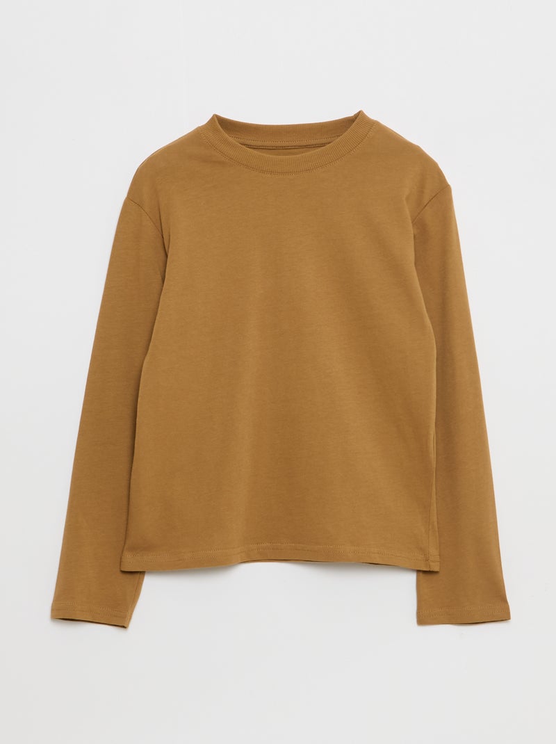 Lot 3 tee-shirts imprimés Beige - Kiabi