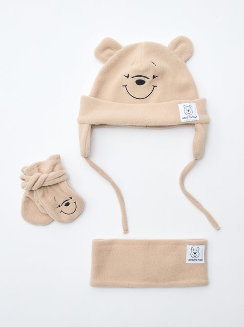 Lot bonnet + gant + snood 'Winnie et Marie' 'Disney' - Kiabi