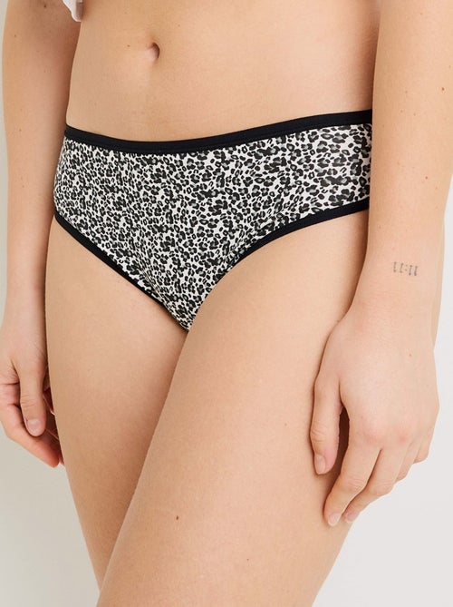 Lot culotte x3 coton bio geraldine - rougegorge lingerie - Kiabi Lot culotte x3 coton bio geraldine - rougegorge lingerie - Kiabi