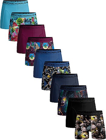 Lot de 10 boxers homme Muchachomalo