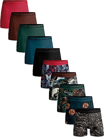 Lot de 10 boxers homme Muchachomalo