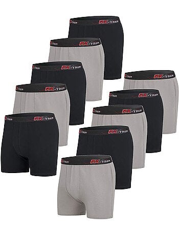 Lot de 10 boxers unis - atlas for men
