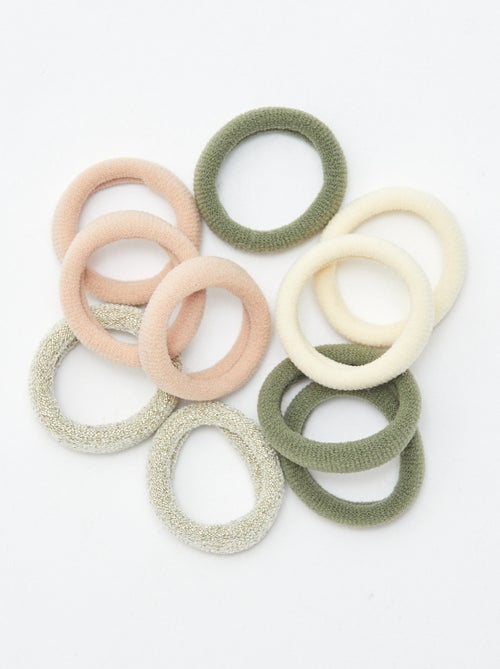 Lot de 10 élastiques mousse - Kiabi
