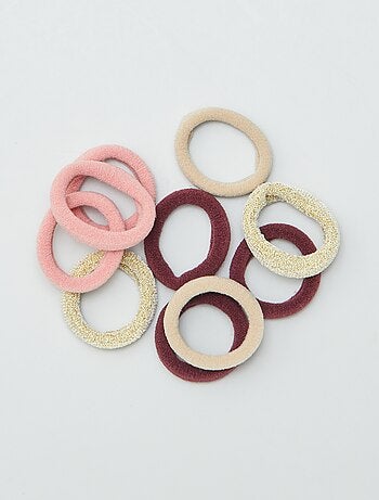 Lot de 10 élastiques mousse