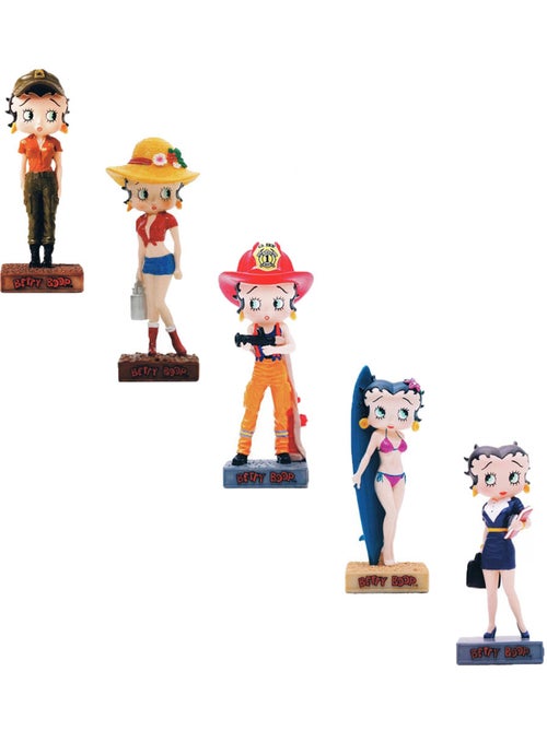 Lot de 10 figurines Betty Boop Show en résine peintes à la main – env. 15 cm - Kiabi Lot de 10 figurines Betty Boop Show en résine peintes à la main – env. 15 cm - Kiabi