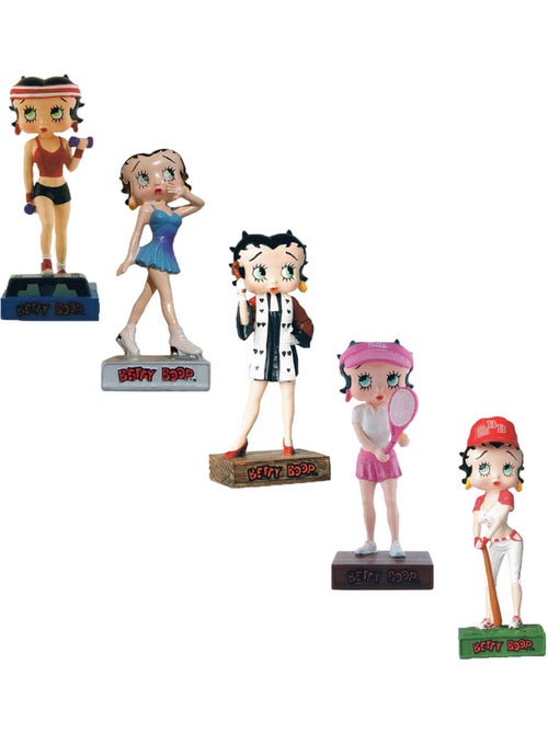 Lot de 10 figurines résine 'Betty Boop' Show Collection – 15 cm environ - Kiabi Lot de 10 figurines résine 'Betty Boop' Show Collection – 15 cm environ - Kiabi