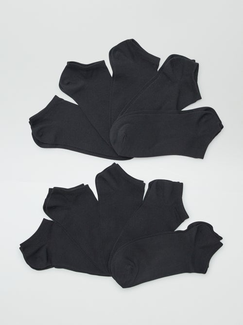 Lot de 10 paires de chaussettes basses - Kiabi