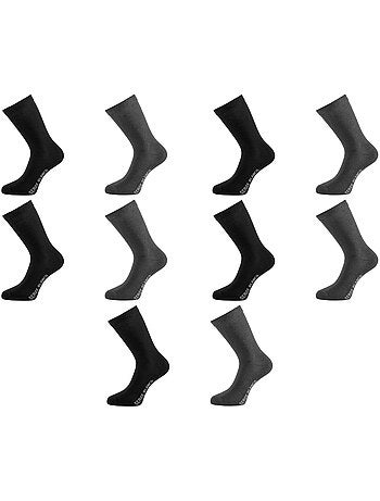 Lot de 10 paires de chaussettes de ville serge blanco serge blanco