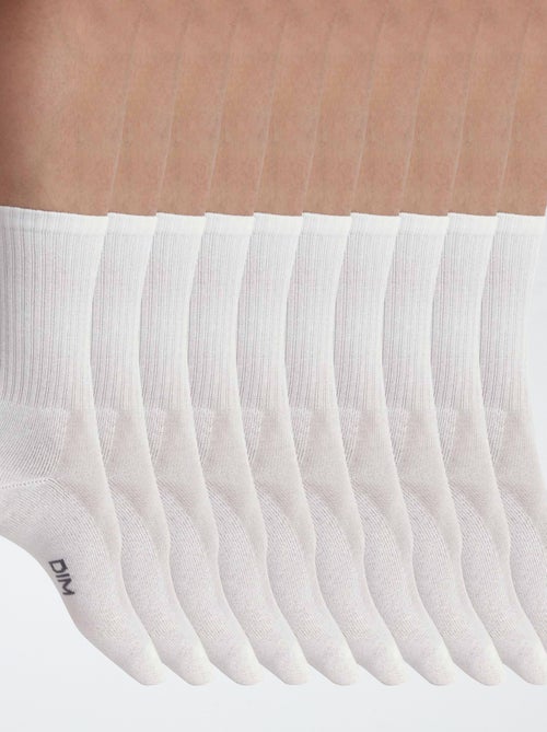 Lot de 10 paires de chaussettes 'Dim' - Kiabi