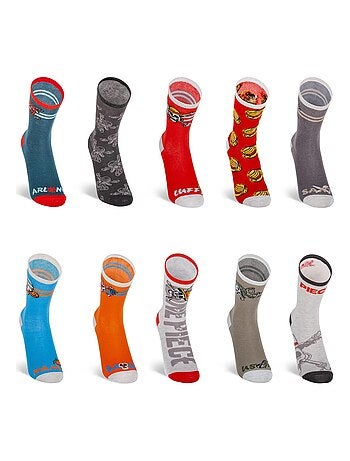 Lot de 10 paires de chaussettes enfant one piece one piece
