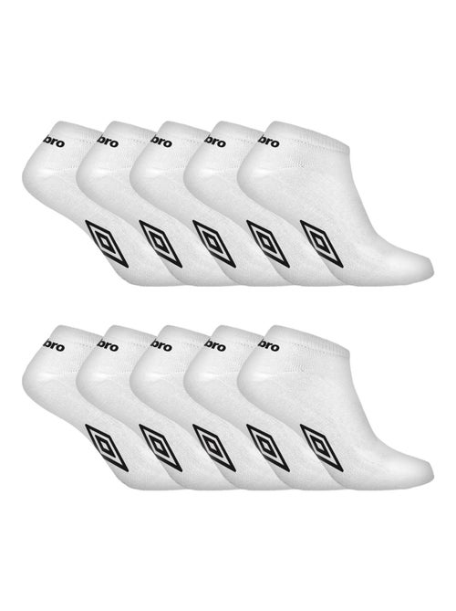 Lot de 10 paires de chaussettes tiges courtes homme umbro - Kiabi Lot de 10 paires de chaussettes tiges courtes homme umbro - Kiabi