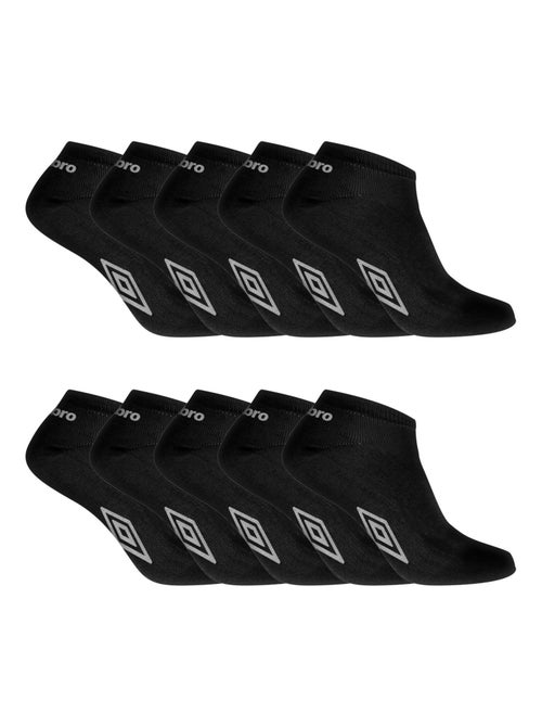 Lot de 10 paires de chaussettes tiges courtes homme umbro - Kiabi
