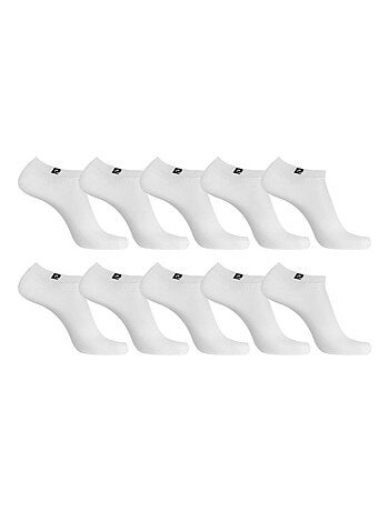 Lot de 10 paires de chaussettes tiges courtes unies modèle pc 0372 pierre cardin