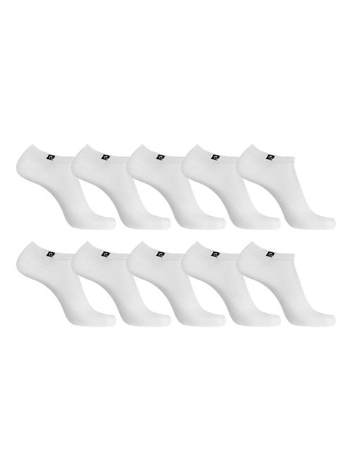 Lot de 10 paires de chaussettes tiges courtes unies modèle pc 0372 pierre cardin - Kiabi Lot de 10 paires de chaussettes tiges courtes unies modèle pc 0372 pierre cardin - Kiabi