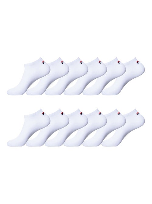 Lot de 12 paires de chaussettes socquettes homme fila - Kiabi