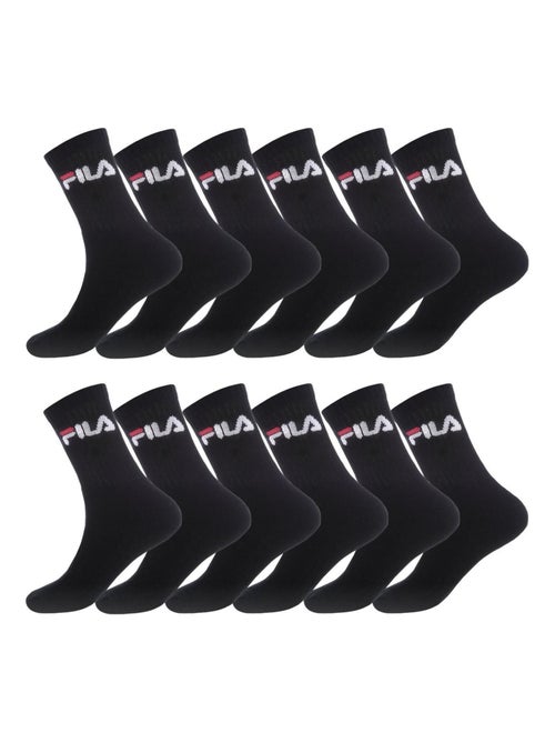 Lot de 12 paires de chaussettes tennis fila - Kiabi Lot de 12 paires de chaussettes tennis fila - Kiabi