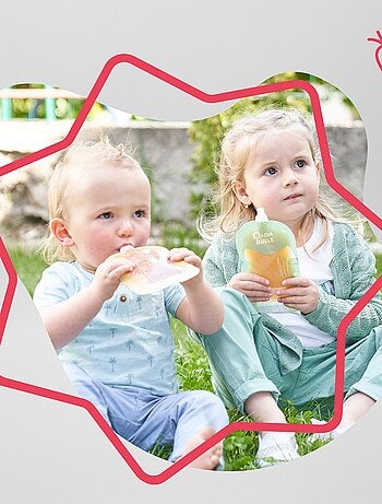 Lot de 15 gourdes réutilisable 'Badabulle'