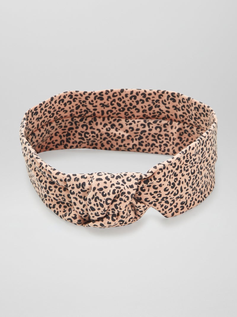 Lot de 2 bandeaux nœud beige - Kiabi