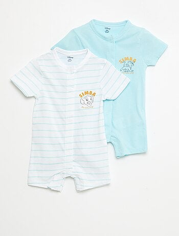 Lot de 2 barboteuses à manches courtes 'Disney'