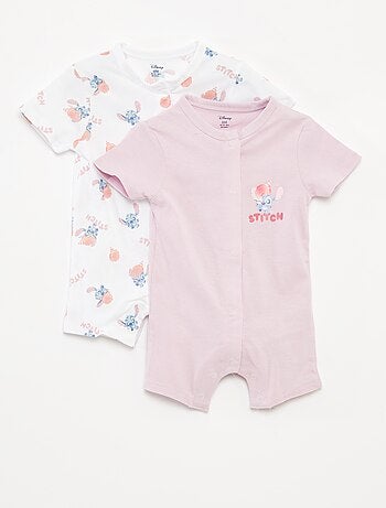 Lot de 2 barboteuses à manches courtes 'Disney'