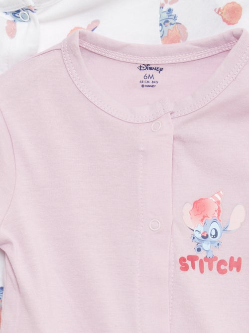 Lot de 2 barboteuses à manches courtes 'Disney' - Kiabi