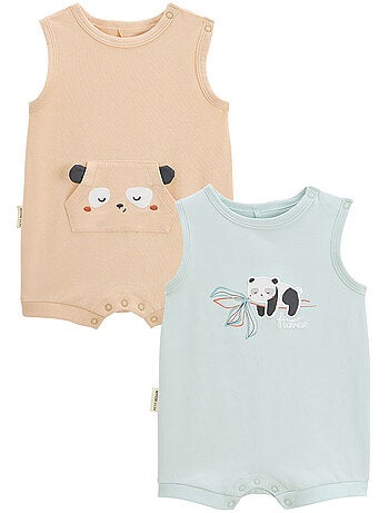 Lot de 2 barboteuses bébé Bento