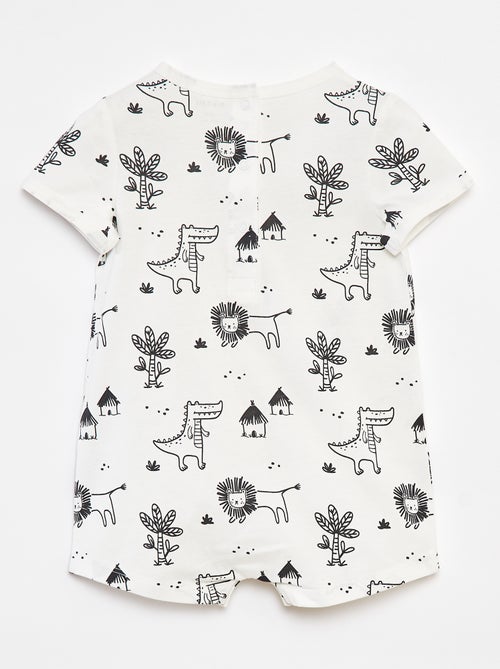 Lot de 2 barboteuses imprimées - Kiabi