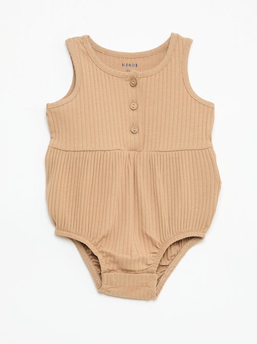 Lot de 2 barboteuses sans manches - Kiabi