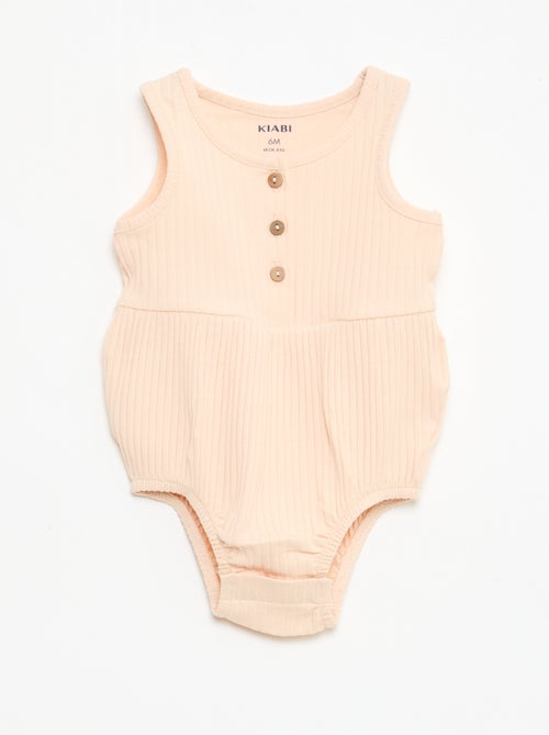 Lot de 2 barboteuses sans manches - Kiabi