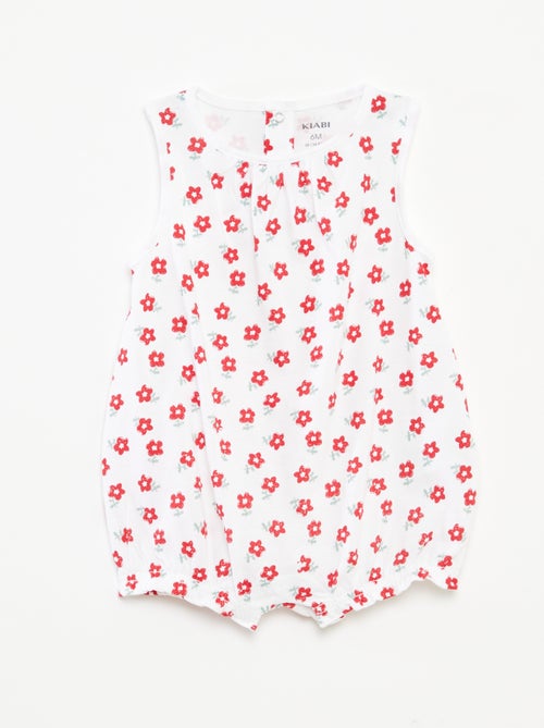 Lot de 2 barboteuses sans manches - Kiabi