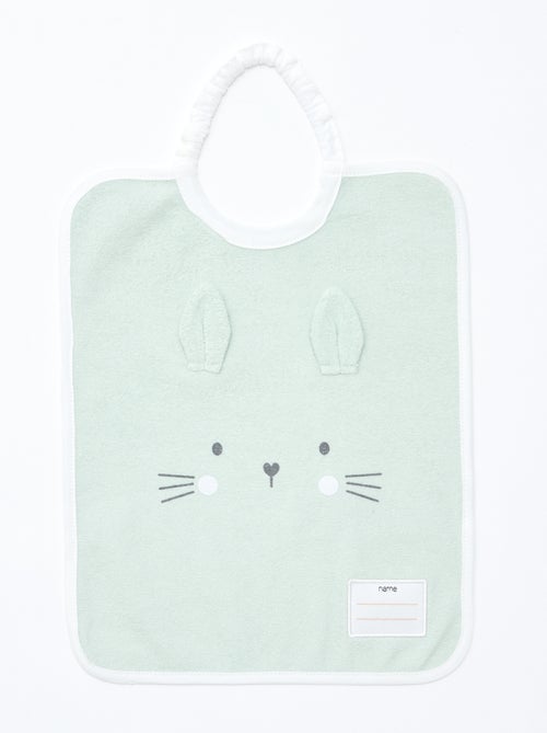 Lot de 2 bavoirs à enfiler par la tête - Kiabi