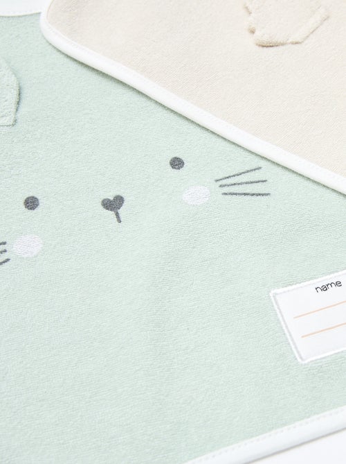 Lot de 2 bavoirs à enfiler par la tête - Kiabi