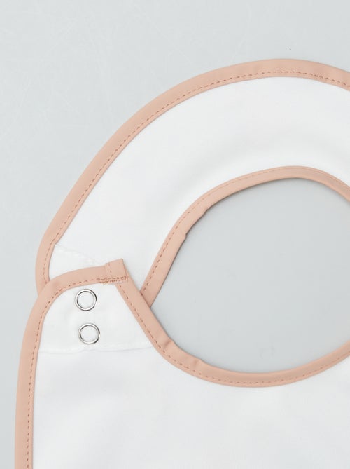 Lot de 2 bavoirs avec récupérateurs 'Baby Calin' - Kiabi