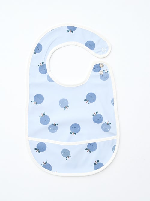 Lot de 2 bavoirs imperméables avec imprimé - Kiabi