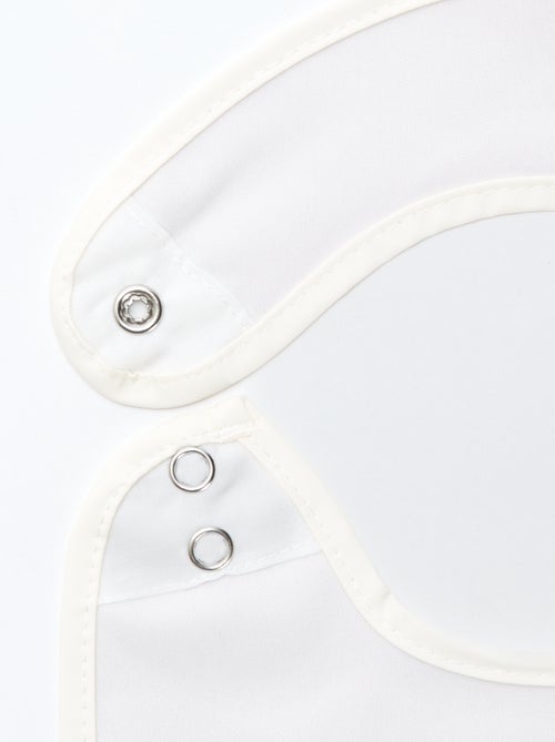 Lot de 2 bavoirs imperméables avec imprimé - Kiabi