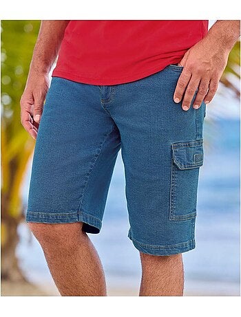 Lot de 2 bermudas cargo en jean léger - atlas for men