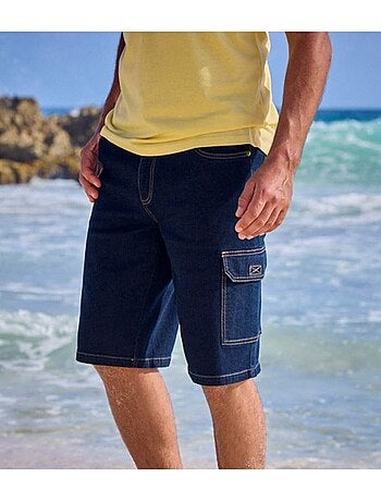 Lot de 2 bermudas cargo en jean léger - atlas for men