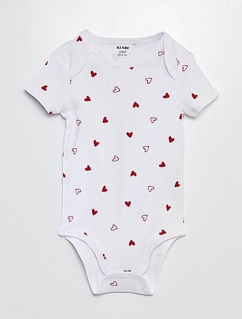 Lot de 2 bodies - Saint-valentin