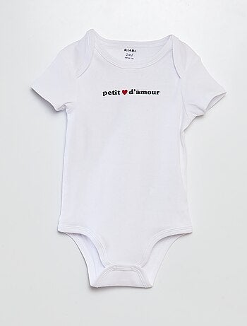 Lot de 2 bodies - Saint-valentin