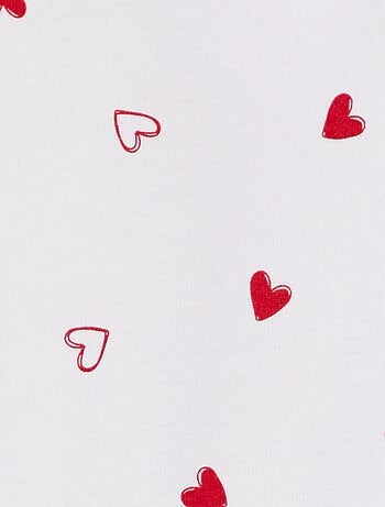 Lot de 2 bodies - Saint-valentin