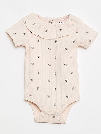 Lot de 2 bodies à col volanté