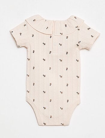 Lot de 2 bodies à col volanté