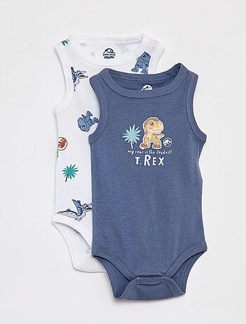 Lot de 2 bodies à larges bretelles 'Jurassic World'