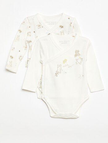 Lot de 2 bodies à manches longues