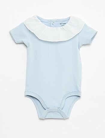 Lot de 2 bodies avec col claudine