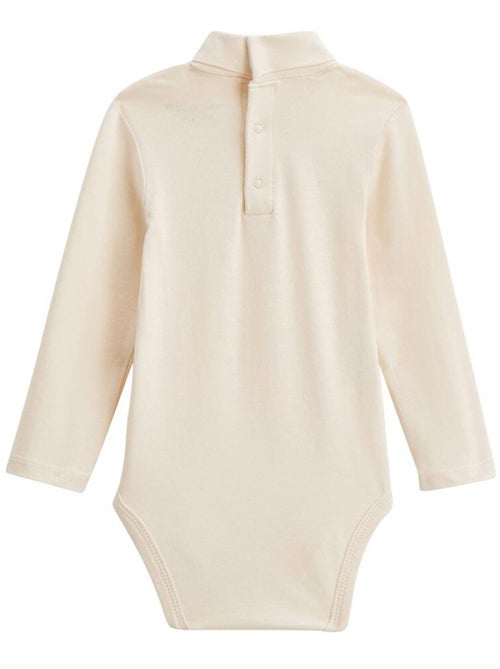 Lot de 2 bodies bébé col roulé manches longues chincha - Kiabi Lot de 2 bodies bébé col roulé manches longues chincha - Kiabi